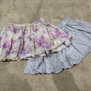 Skirt Bundle Polo by Ralph Lauren Floral Skirt Blue and Morley in purple floral